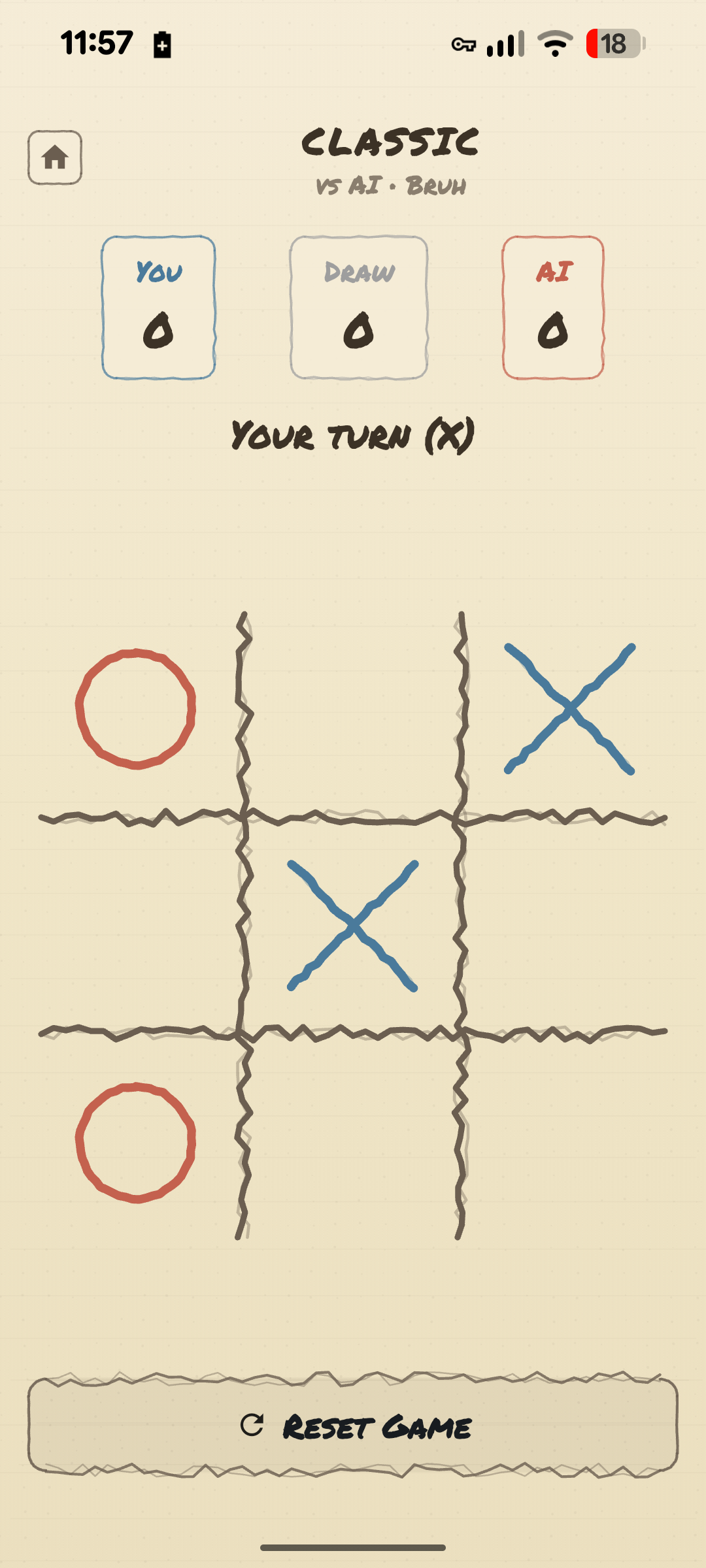 Classic gameplay - Playful pencil style
